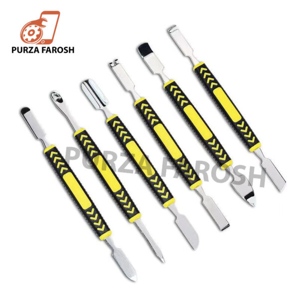 6Pcs Screen Crowbar Mobile Phone Dissamble Repair Opening Pry Bar Set Metal Spudger Pry Laptop PCB Electronic Repair Hand Tools - Image 2