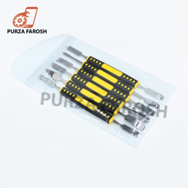 6Pcs Screen Crowbar Mobile Phone Dissamble Repair Opening Pry Bar Set Metal Spudger Pry Laptop PCB Electronic Repair Hand Tools - Image 4