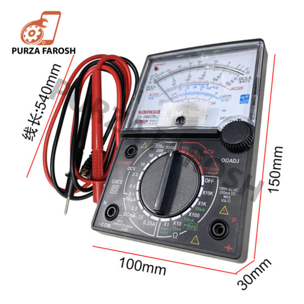 YX-360TR Analog Multimeter, Voltage Tester, Circuit Testing Device - Image 2