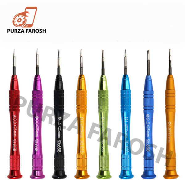 Precision Metal Screwdriver, Overall Length: 12.5cm - Image 2