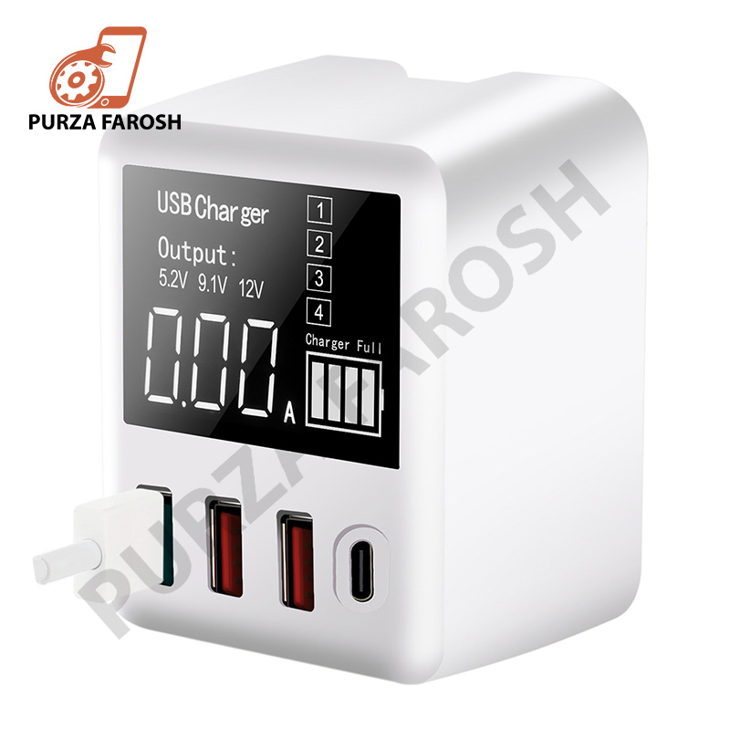 A9T-CHARGER-1.jpg WLX-A9T QC 3.0 30W Charger Quick Charge 3.0USB Wall Charger with Type-C output Adapter Fast Charging - Image 1