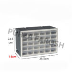 Plastic Drawer Box having 25 Sections - Image 2