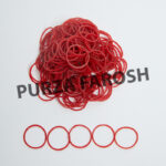 400 gram - 38mm Rubber Bands Bulk Elastic Wide Money Rubber Bands (Red) - Image 3