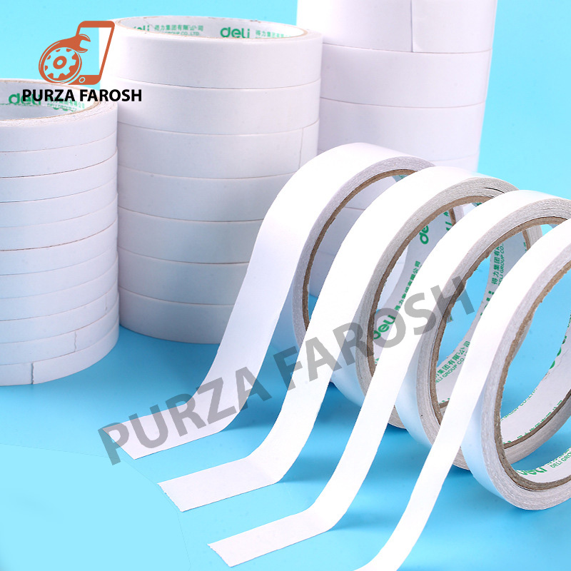 White-Dubble-Tap-4.jpg DOUBLE TAPE WHITE 1 INCH - Image 1