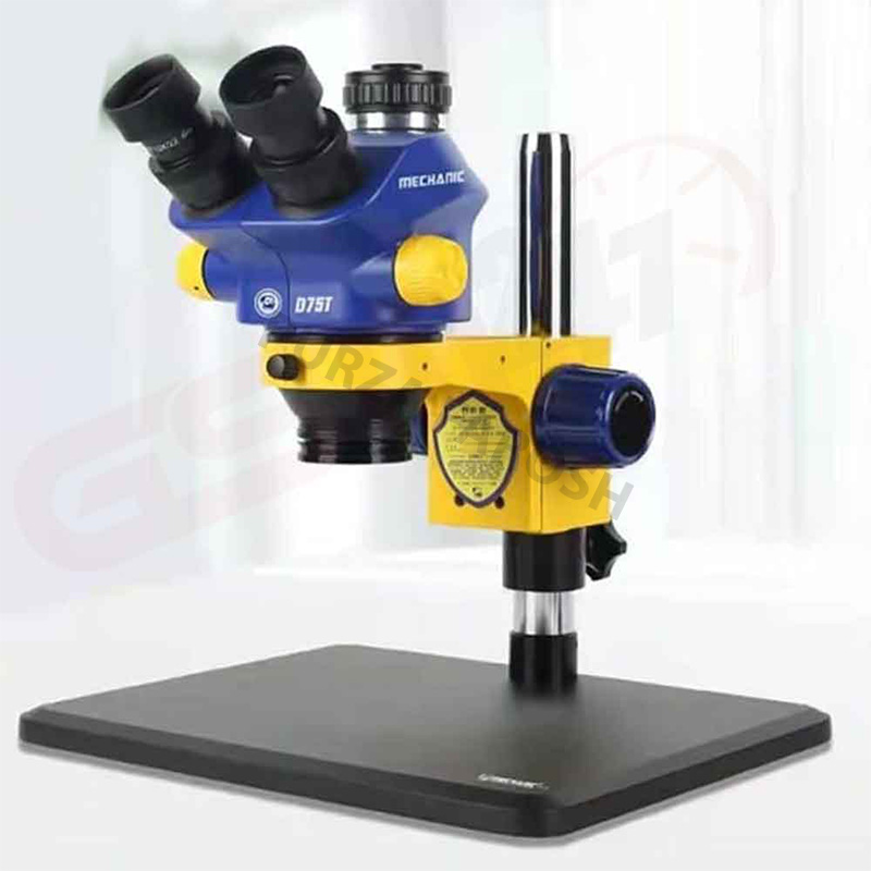 mechanic d75t 1 MECHANIC D75T-B11 Trinocular Stereo Microscope HD display Industrial 7X 50X Continuous zoom - Image 1