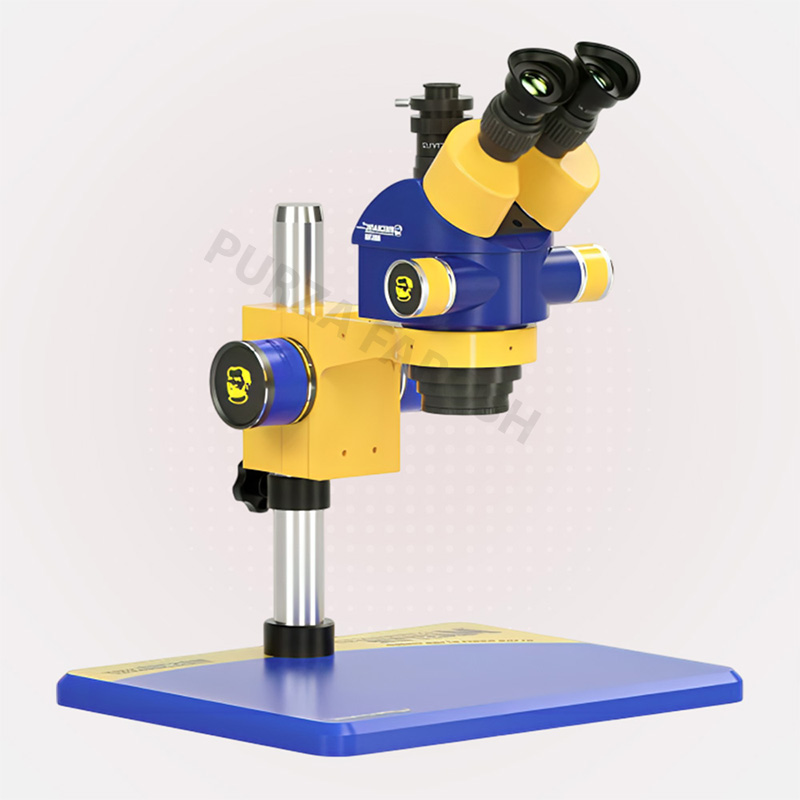mechanic mos 760 Mechanic MOS760 Triocular Microscope 7X-60X Magnification 360 Degree Microscope - Image 1