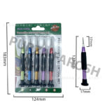 5 in 1 Repair Opening Tool Kit Screwdriver Set Repair Tools Phone Disassemble Mobile Precision Screwdriver P-3001 - Image 3