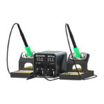 MECHANIC A210 Max Dual Constant Temperature Soldering Station 5 Storage Universal C210 Soldering Iron Handle Rework Station Tool