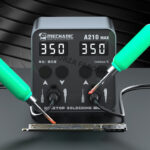 MECHANIC A210 Max Dual Constant Temperature Soldering Station 5 Storage Universal C210 Soldering Iron Handle Rework Station Tool - Image 2