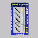 MECHANIC Assasin 5 Blade Set BGA Maintenance Knife For iPhone CPU CHIP IC Remove Glue Disassemble Rework Blade Knife Tools Kit