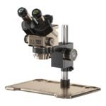 Mechanic Robot 7060T 7-60X HD Continuous Zoom Trinocular Microscope with Aluminum Alloy Big Base