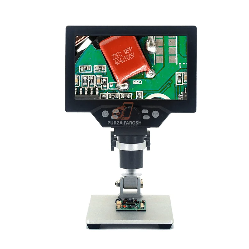 1200X 7-Inch Digital LCD Microscope for Mobile Repair & Soldering