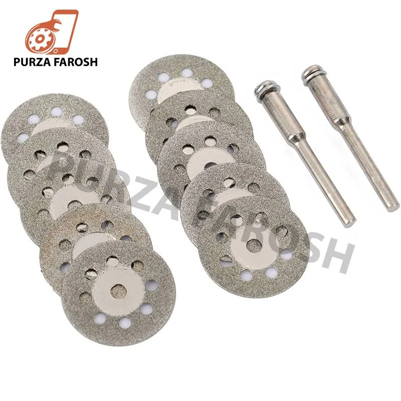 10 Pcs Diamond Cutting Disc Set for Mobile Phone Glue Remover Machine