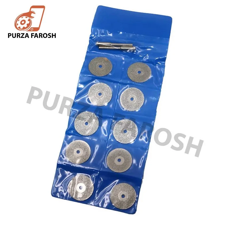 10 Pcs Diamond Cutting Disc Set for Mobile Phone Glue Remover Machine