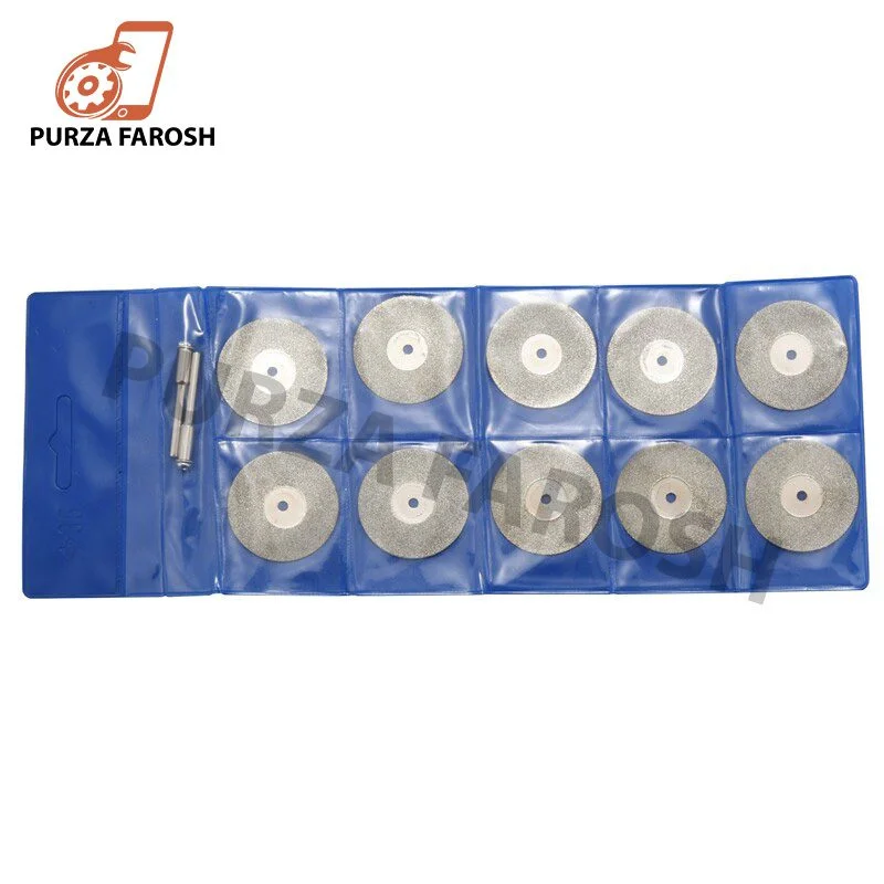 10 Pcs Diamond Cutting Disc Set for Mobile Phone Glue Remover Machine